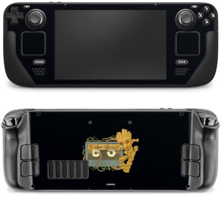 DeinDesign Skin kompatibel mit Valve Steam Deck Folie Sticker Groot Guardians of The Galaxy Marvel