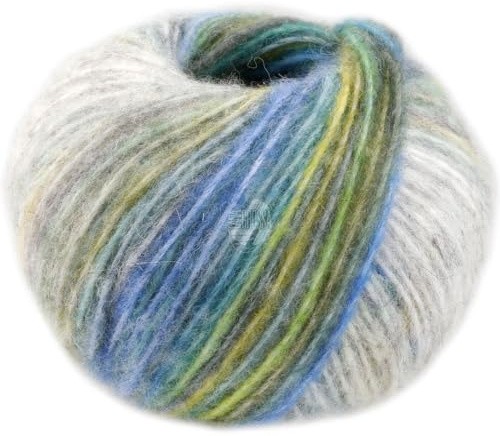 Lana Grossa Picasso 02 - Silbergrau/Weiß/Vanille/Hellblau/-grau/-grün/Dunkelgrün/Oliv/Limette