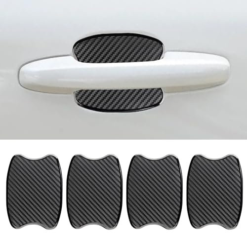 Flaconi 4PCS Poignées de Porte de Voiture,Tuning Voiture Exterieur,Autocollants Voiture Extérieur,Film de Protection pour Poignée de Porte de Voiture(7.5 * 10cm)