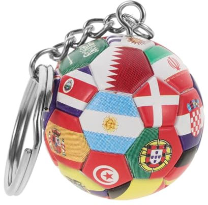 Yardwe Schlüsselanhänger Niedliches Fußball-schlüsselanhänger-ornament Für Rucksack-dekoration