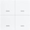 Faeymth Tuya ZigBee Smart Scene Switch 4 Gang Smart Switch 12 Scene Switch Push Button Controller Unterstützt Home Assistant Einfach zu Bedienen