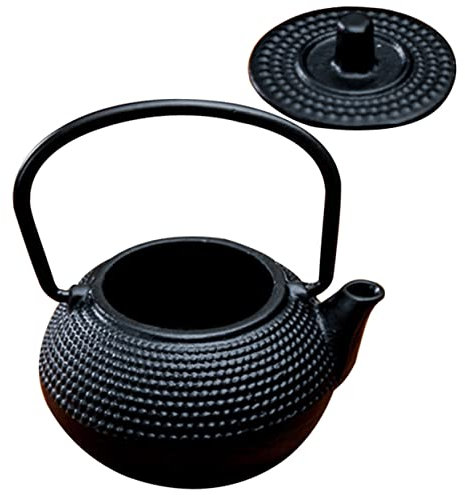 GREENADSCAPE Mini Cast Iron Tea Kettle Decorative Teapot for Home & Office A Style Miniature Teaware Ideal for Tea Pets & Kung Fu Tea Ceremonies