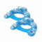2 boyas inflables para piscina adulta, sillón hinchable de piscina, colchón hinchable para piscina o cama flotante, colchón de piscina plegable, para actividades de agua de verano al aire libre (azul)
