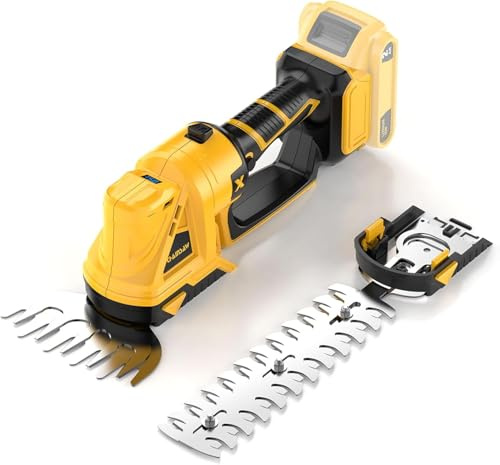Cordless Hedge Trimmer for Dewalt 20V MAX Battery (No Battery) - Electric Hedge Trimmer Cordless Grass Trimmer, Bush Trimmer & Grass Shears for Yard,Brushless Motor,Powerful & Lightweight