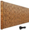 Bliajkswyr Palissade Jardin Exterieur Bois Clôtures Décoratives 50 80 100 150 200 250 300 500 800 1000cm Brise Vue Bois Panneau Clôture Jardin sur Mur Canisse Bambou Roseau pour Terrasse