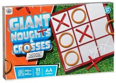 Garden Greatness Giant Noughts and Crosses Outdoor Game – Foam Tic Tac Toe for Kids & Adults