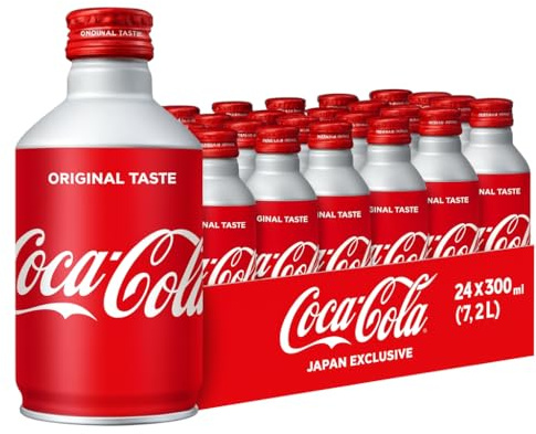 Coca Cola Original Taste Aluminium Bottle Japan 24 x 300ml (7,2 Liter)