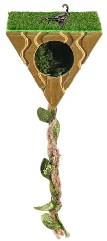 Springspinnen Gehege Deko Reptilien Terrarium Magnetisches Ornament | Lebensraum Für Springspinnen Für Terrarium Aquarium Gehege Klettern Ruhen Vogelspinne Gottesanbeterin Skorpion