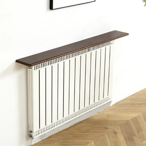 Mensola per termosifone, 150 cm, montaggio a parete, con viti e staffe, design elegante, perfetta per radiatori da 100 180 cm, soluzione di archiviazione per la casa
