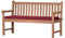 Kai Wiechmann Auflage Gartenbank Bankauflage 140 x 47 cm rot 100% strapazierfähiges Polyester