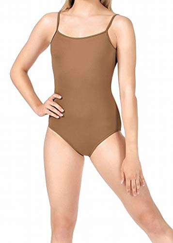 Bloch Dance Nejor Microlux Leotard für Damen, Mandel, Größe M