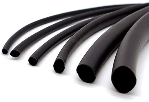 Makashop24 - Schrumpfschlauch 4:1 mit Kleber schwarz Ø 4,0 bis 52,0 mm Auswahl: 25 cm bis 10 Meter (Ø 6,0 mm, 25 cm)