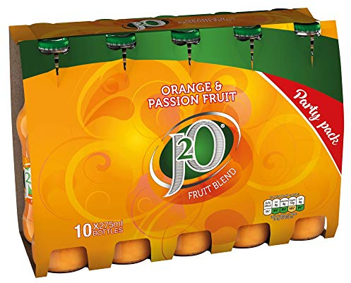 J2O Fruit Blend, Orange and Passion Fruit, 10 x 275ml