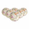 Villeroy & Boch Mariefleur Basic Frühstücksuntertassen 6er Set, 19 cm, XXL Untertassen mit Blumendekor, Premium Porzellan, Bunt