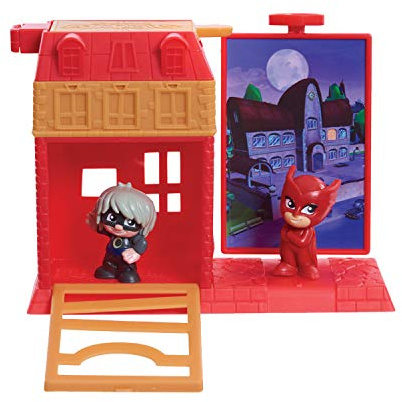 PJ Masks Night Time Micros Trap & Escape Playset - Owlette & Luna