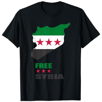 Syrien/Syria flag , Free syria/Syrien Flag Gift. T-Shirt