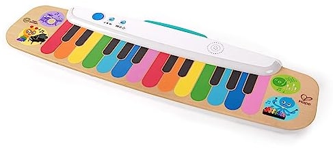 Baby Einstein, Hape Giocattolo Per Bambini Con Tastiera Elettronica In Legno Note & Keys Magic Touch, da 12 Mesi in su
