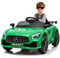 Mercedes GTR Mini 12V - Grün - Elektro-Auto für Mädchen und Jungen mit 12V Batterie und Fernbedienung