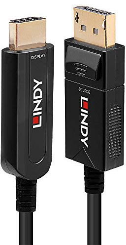 Lindy DP 1.2 auf HDMI 18G AOC Kabel 20m - Digital/Display/Video 20 m