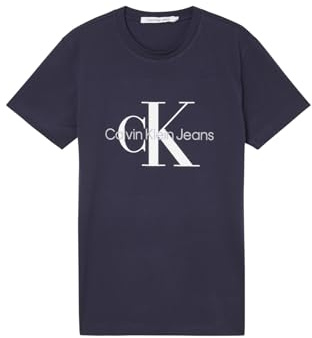 Calvin Klein Herren T-Shirt Kurzarm Core Monologo Slim Fit