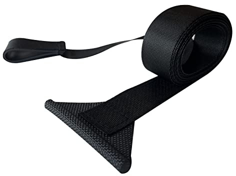 Dulepax RV Awning Pull Straps, 96 Inches Long Straps with Welding Polycord Technology. Universal Patio Awning Pull Straps (1 Units) Black