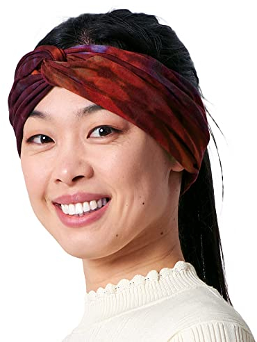 CHARM Damen Boho Tie Dye Haarband – Fashion Turban Headwrap Hippie Yoga Haarband Twist Knot Festival Haarband H