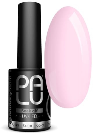 PALU – UV Nagellack LED Hybridlack – Gel Nagellack UV ROMA – Glatte Oberfläche – Hohe Pigmentierung – hält bis zu 3 Wochen – Professionelle Qualität Nageldesign – 11 g – RO4 – Rosa