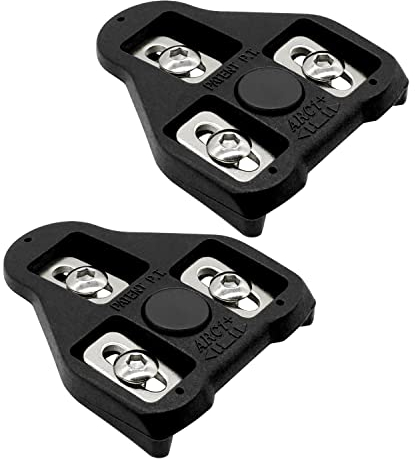 Thinvik Fahrrad-Stollen für Peloton-Look Delta-Pedale – Indoor-Radsport Spin Bike & Rennrad Cleat Set für Damen und Herren Clipless Pedal und Fahrradschuhe – 0 Grad Schwimmer