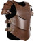 ERALP Mittelalterliche Ritter Pu Lederweste Rüstung LARP Schulter Rüstung SCA Rüstung Wikinger Krieger Rüstung Leder Renaissance Cosplay Jacke,Braun