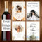 grr Etichetta, 60 pezzi adesivi personalizzati per bottiglie di vino, confezione impermeabile personalizzata per compleanno, fidanzamento, decorazione di nozze