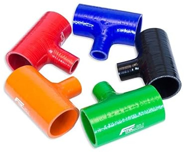 T-Piece Hose Radiador Silicona Manguera Tubo de Silicona T Manguera de Silicona Acoplador Manguera de Silicona Automotriz