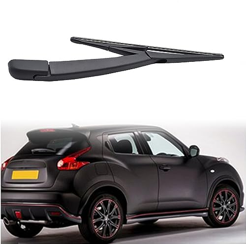 MHART Rear Wiper Arm Blade for Nissan Juke 2010-2019, Back Windscreen Wiper Assembly Rubber Cleaning Window Replacements Parts