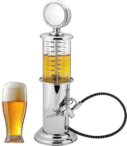 Benzinpumpe Liquor Dispenser 1000cc Mini Alkohol Dispenser Tankstelle Spender Maschine für Wodka, Rum, Wein, Tequila oder Whisky
