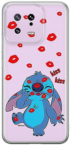 ERT GROUP mobile phone case for Xiaomi 13 original and officially Licensed Disney pattern Stitch 017 optimally adapted to the shape of the mobile phone, case made of TPU