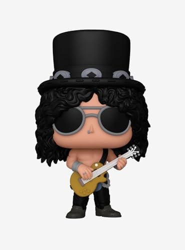 Funko Pop! Rocks: GNR - Slash - (1990's) - Guns N Roses - Figurine en Vinyle à Collectionner - Idée de Cadeau - Produits Officiels - Jouets pour Les Enfants et Adultes - Music Fans