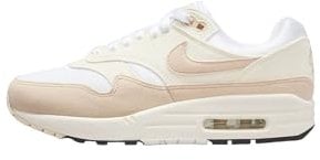 Nike Damen Air Max 1 '87 Sneaker, Pale Elfenbein Sanddrift White Sail, 35.5 EU