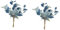 Amosfun 2St Strauß Chrysanthemen gefälschter Blumenstrauß Zimmerpflanzen Grün Ornament Strauß Schmuck Foto-Requisite nordisch schmücken Kugelchrysantheme Requisiten