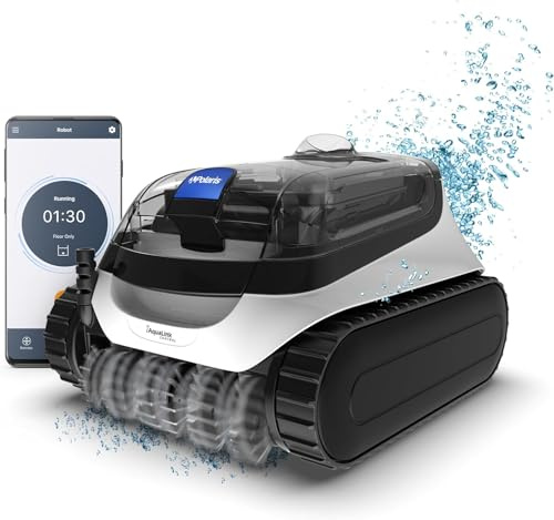 Polaris PCX 868 iQ Smart Robot Pulitore per piscine interrate fino a 15,2 m, controllo intelligente tramite app, grande contenitore filtrante e sistema di rimozione facile