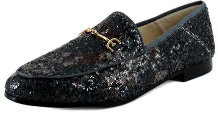 Sam Edelman Loraine Damen, Schwarze Multi-Pailletten, 10