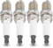 ZAMDOE 4 Stück 491055 Zündkerze Ersatz für Champion RC12YC RC12YX für Kohler 25 132 12-S 12 132 02-S 805015 72347 531308128 für Briggs und Stratton 491055 491055S 491055T 692051 72347GS 79 2015