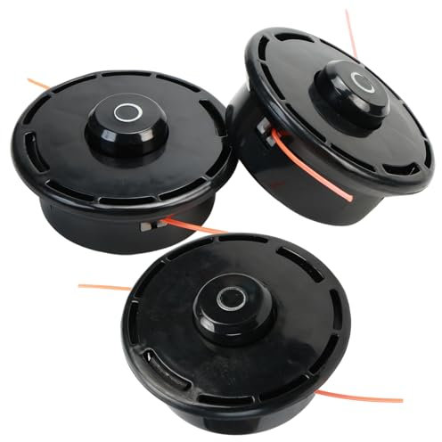 Anlseiod 3x Tête bobine débroussailleuse pour Hon.d.a GX25 GX35 UMK422 UMR425 UMK425 UMK431 UMR431 UMT431Têtes de Débroussailleuse 06725-VJ5-305 72560-VL1-631 7 2560-VL2-632