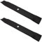 Lot de 2 Lames de Tondeuse Remplaçant pour John Deere de 54,5 cm pour AM141033 X300 Ride on