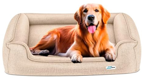 DOLCEPAW Panier pour Chien Grande Taille (Beige, XL)