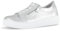 Gabor Damen Low-Top Sneaker, Frauen Halbschuhe,schnürschuhe,schnürer,straßenschuhe,Strassenschuhe,Sportschuhe,Silber,37 EU / 4 UK