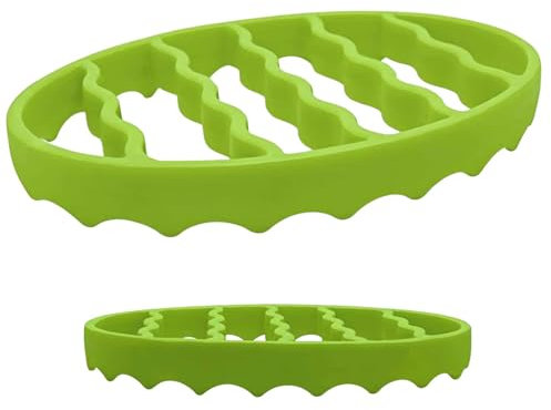 Duroecsain Refrigerant Racks for Baking, Baking, Silicone Roasters - Multifunctional Casserole Dish, Multipurpose Silicone Cooking Rack, Pressure Pot Holder for