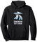 Gemeinsam statt einsam Skilaufen Skifahren Paar Ski Langlauf Pullover Hoodie