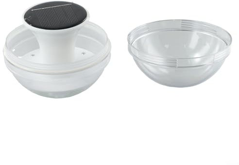 Schwimmende Solar-Kugelleuchte für Gartenteich und Schwimmbad, 3 Beleuchtungsmodi mit RGB-Farbwechsel-Effekten (1 Stück)