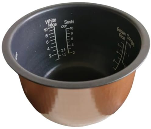 bdfndjnm Innentopf Kompatibel Mit Panasonic Reiskochern SR-JHS18, SR-JHC18, SR-JHD181, SR-JHG18 – Verbesserte Kochleistung, Langlebig Und Leicht Zu Reinigen