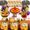 129 Pezzi Stoviglie Compleanno Per 20 Clienti, Orso Compleanno, Addobbi Compleanno Bambino, Orso Compleanno Palloncini Piatti Bicchieri di Carta Tovaglioli Tovaglia