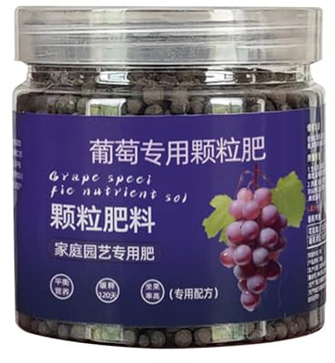 Organic Fertilizer For Grapes – Slow Release Nutrient Pellets, Fruit Tree Formula | Enriched Soil Enhancer, Balanced Compound Feed for Promoting Healthy Vines Root Strength Fruit Growth Outdoor Orchar